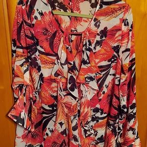 Jennifer Lopez Flower Blouse